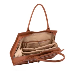 Sacoche Ordinateur Socha Straight Line Cognac 15,6 Inch -Ceintures Sales 003 09