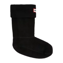 Chaussettes Hunter U Fleece Short Boot Sock Black