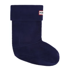 Chaussettes Hunter U Fleece Short Boot Sock Navy