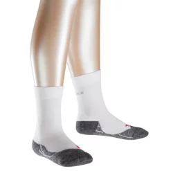Chaussettes De Course à Pied Falke Kids RU4 White Mix