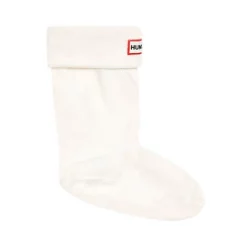 Chaussettes Hunter U Fleece Short Boot Sock Hunter White