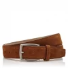 Ceinture Castelijn & Beerens Heren Suède Cognac -Ceintures Sales 126474 CO a