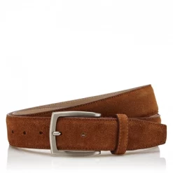Ceinture Castelijn & Beerens Heren Suède Cognac