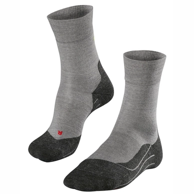 Chaussettes De Course à Pied Falke RU4 Wool Men Light Grey Melange 3 Chaussettes De Course à Pied Falke RU4 Wool Men Light Grey Melange