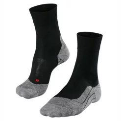 Chaussettes De Course à Pied Falke Men RU4 Wool Black Mix