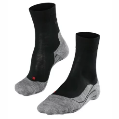Chaussettes De Course à Pied Falke RU4 Wool Women Black Mix