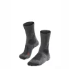 Chaussettes De Randonnée Falke TK 1 Women Asphalt Melange Gris Anthracite