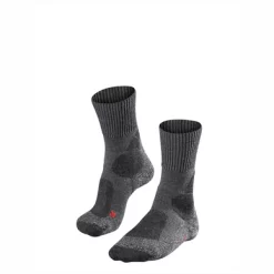 Chaussettes De Randonnée Falke TK 1 Women Asphalt Melange Gris Anthracite
