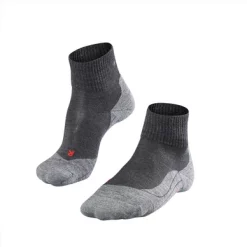 Chaussettes De Randonnée Falke TK 5 Short Men Asphalt Melange Gris Anthracite