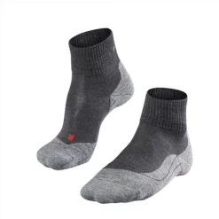 Chaussettes De Randonnée Falke TK 5 Short Women Asphalt Melange Gris Anthracite