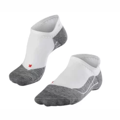 Chaussettes De Course à Pied Falke RU4 Invsible Men White Mix