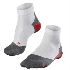 Chaussettes De Course à Pied Falke RU5 Short Men White Mix