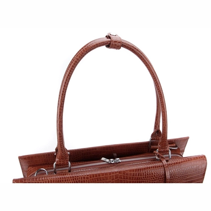 Sac à Main Socha Silver Tip Croco Brown 9 Sac à Main Socha Silver Tip Croco Brown – Image 7