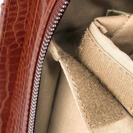 Sac à Main Socha Silver Tip Croco Brown 15 Sac à Main Socha Silver Tip Croco Brown – Image 13