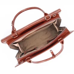 Sac à Main Socha Silver Tip Croco Brown 30 Sac à Main Socha Silver Tip Croco Brown -Ceintures Sales 4029276049403 14