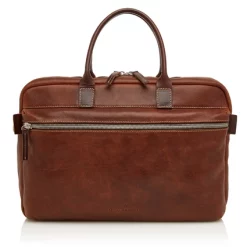 Sac D'Ordinateur Portable Castelijn & Beerens Sam RFID 15,6 Pouces Marron Clair