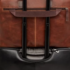 Sac D'Ordinateur Portable Castelijn & Beerens Sam RFID 15,6 Pouces Marron Clair -Ceintures Sales 599473 LB g