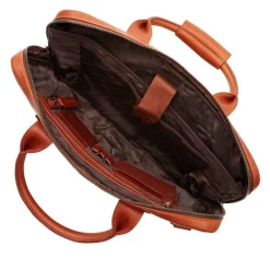 Sac D'Ordinateur Portable Castelijn & Beerens Firenze Lichtbruin 15,6 -Ceintures Sales 609472 LB c