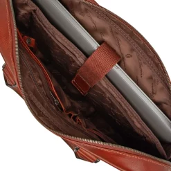 Sac D'Ordinateur Portable Castelijn & Beerens Verona RFID 15,6 Inch Lichtbruin -Ceintures Sales 689472 LB c