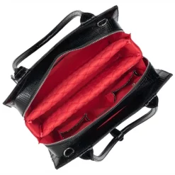 Sac à Main Socha Midi Croco Black 14 Inch -Ceintures Sales SO 076 6