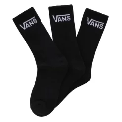 Chaussette Vans Enfants Crew Black (3 Paires)
