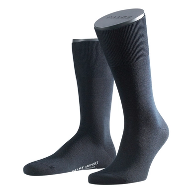 Chaussettes Falke Airport SO Dark Navy Bleu Nuit 3 Chaussettes Falke Airport SO Dark Navy Bleu Nuit