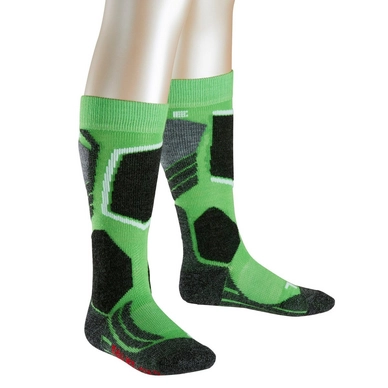 Chaussette De Ski Falke Kids SK2 Vivid Green 3 Chaussette De Ski Falke Kids SK2 Vivid Green