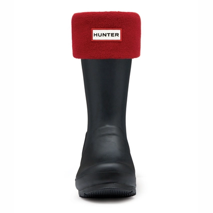 Chaussettes Hunter U Fleece Short Boot Sock Military Red 4 Chaussettes Hunter U Fleece Short Boot Sock Military Red – Image 2