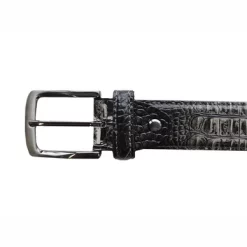 Ceinture Rehab Croco VNZ Dark Grey
