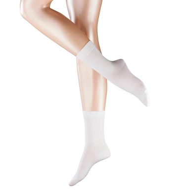 Chaussettes Falke Cotton Touch SO White Blanc 3 Chaussettes Falke Cotton Touch SO White Blanc