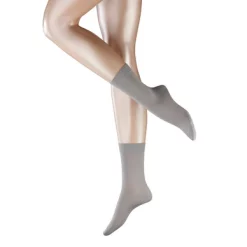 Chaussettes Falke Cotton Touch SO Silver Argenté