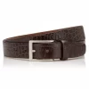 Ceinture Castelijn & Beerens Croco Mocca -Ceintures Sales xl Set 1 heren riem croco mocca 15