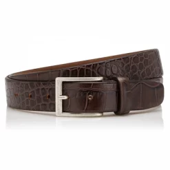Ceinture Castelijn & Beerens Croco Mocca